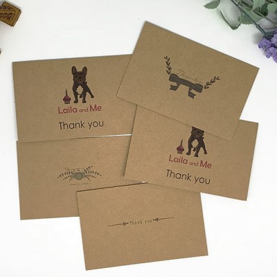 Custom thank you cards with envelope